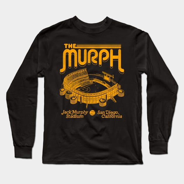 THE MURPH Defunct Jack Murphy Stadium Long Sleeve T-Shirt by darklordpug